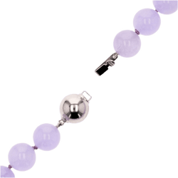 Collier Perles en or blanc et jade - Castafiore