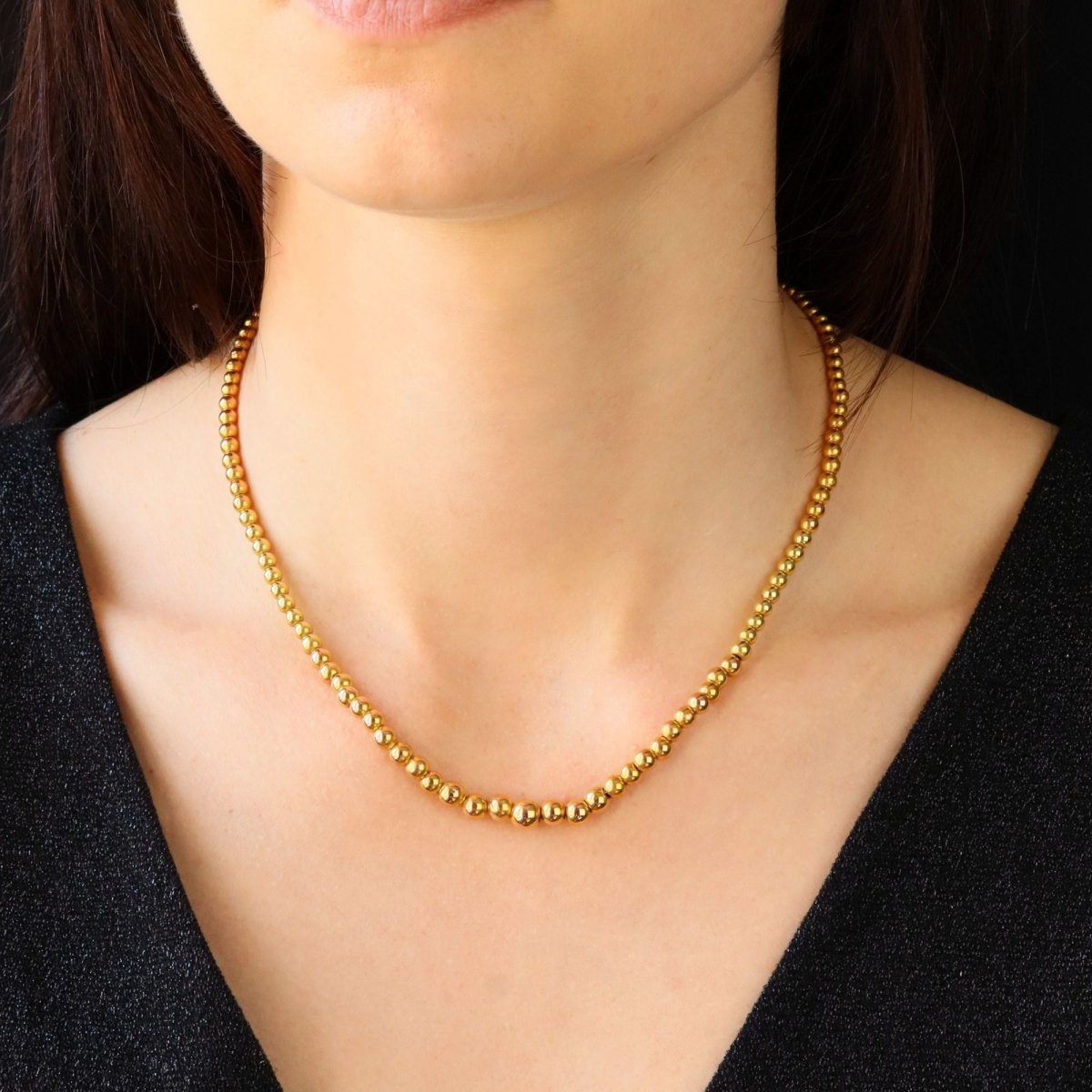 Collier Perles en or jaune - Castafiore