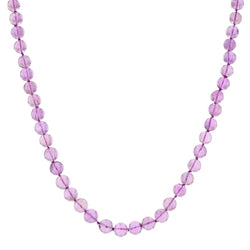 Collier Perles en or jaune et améthyste - Castafiore