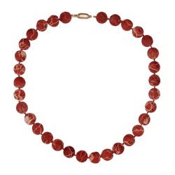 Collier Perles en or jaune et corail - Castafiore