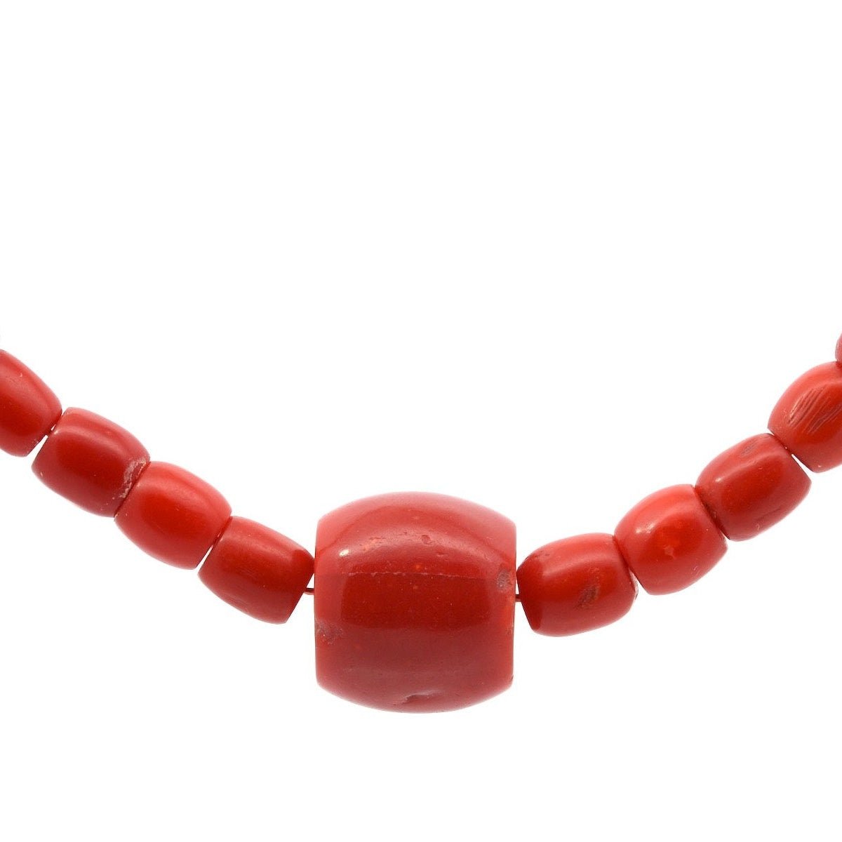 Collier Perles en or jaune et corail - Castafiore