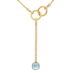 Collier POMELLATO "Nudo" en or rose, or blanc, topazes et diamants - Castafiore