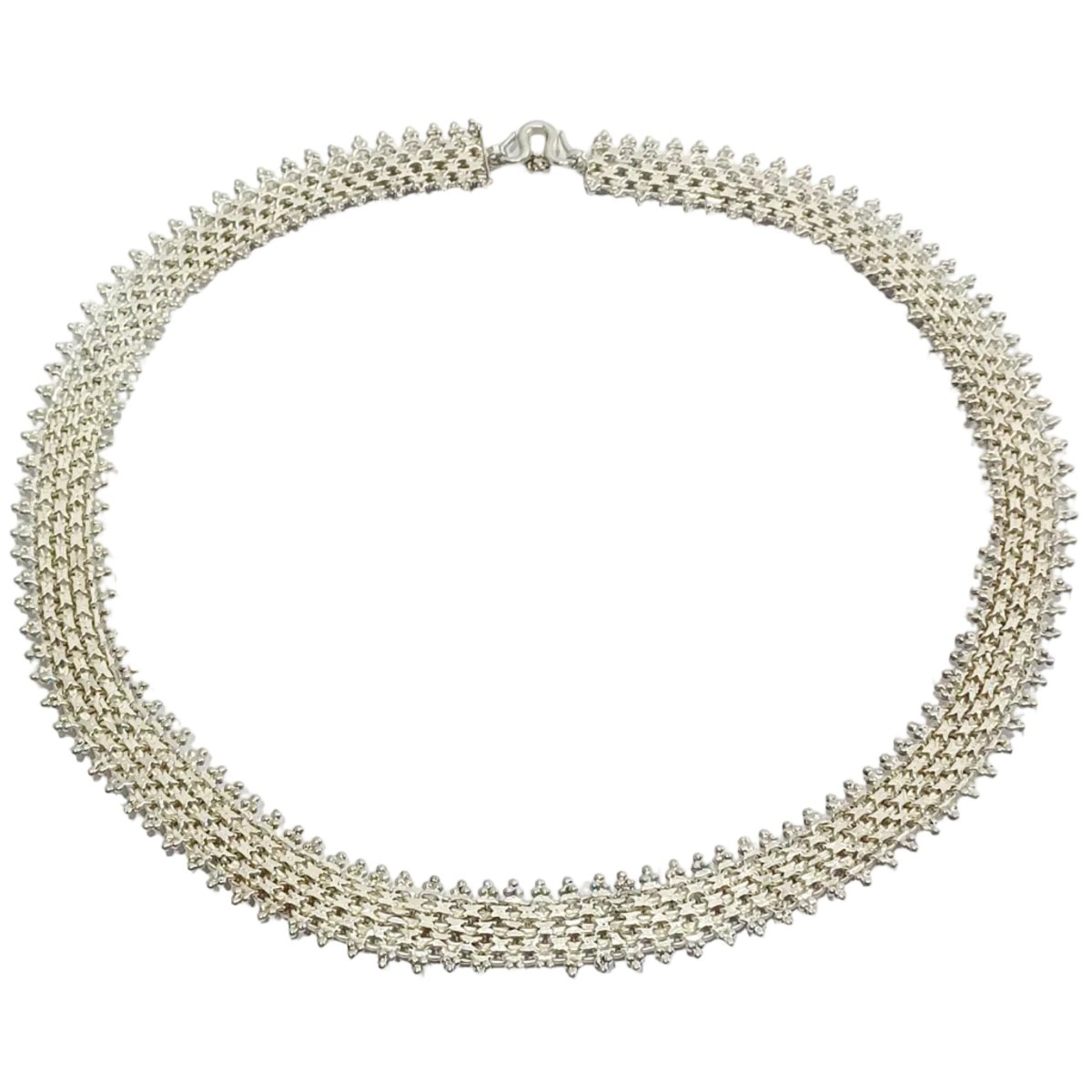 Collier Ras de Cou en argent - Castafiore