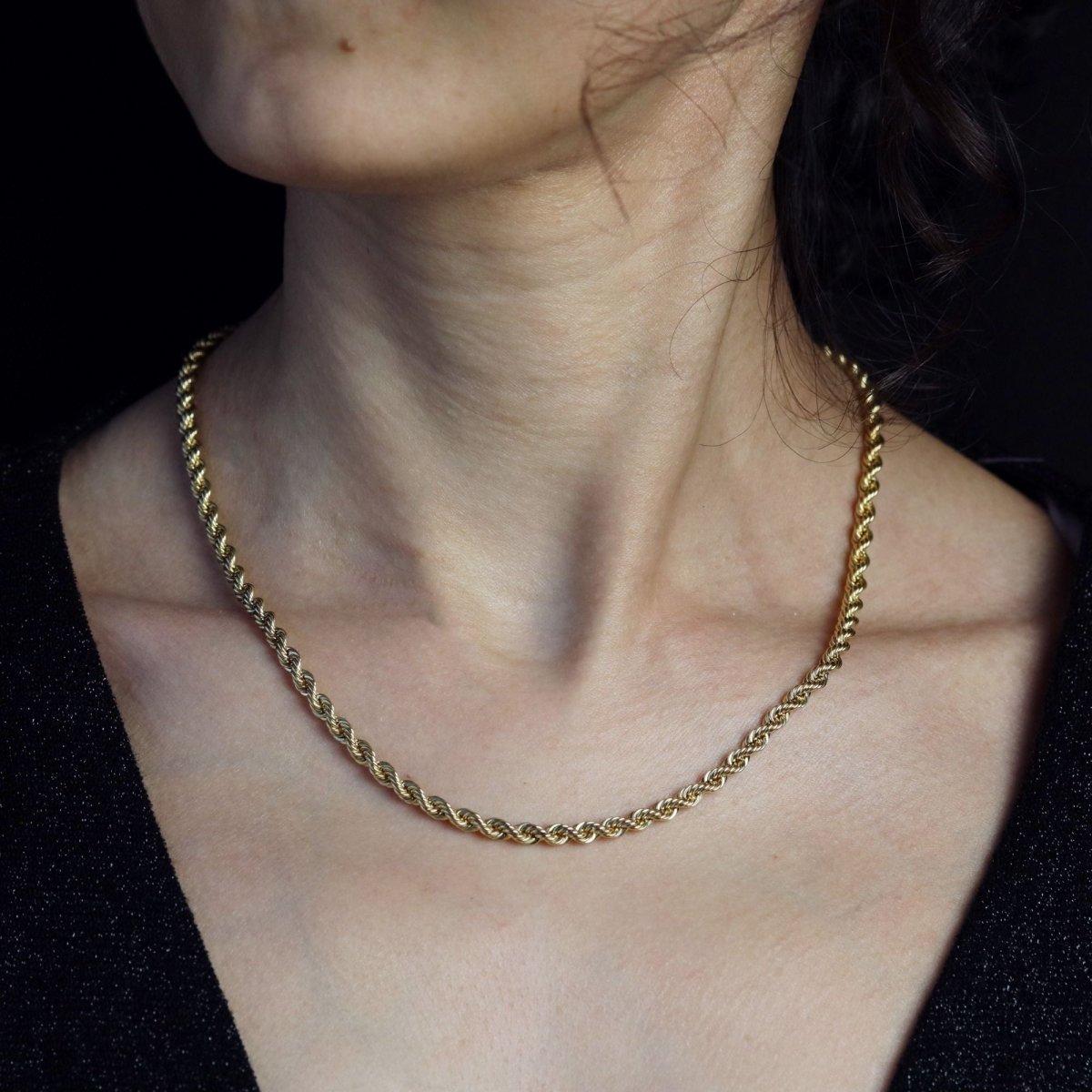 Collier Ras de Cou en or jaune - Castafiore