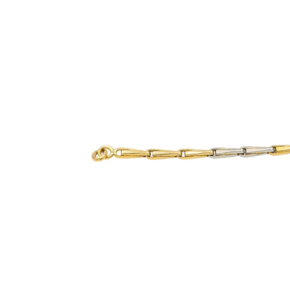 Collier Ras de Cou en or jaune et or blanc - Castafiore