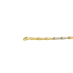 Collier Ras de Cou en or jaune et or blanc - Castafiore
