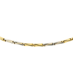 Collier Ras de Cou en or jaune et or blanc - Castafiore