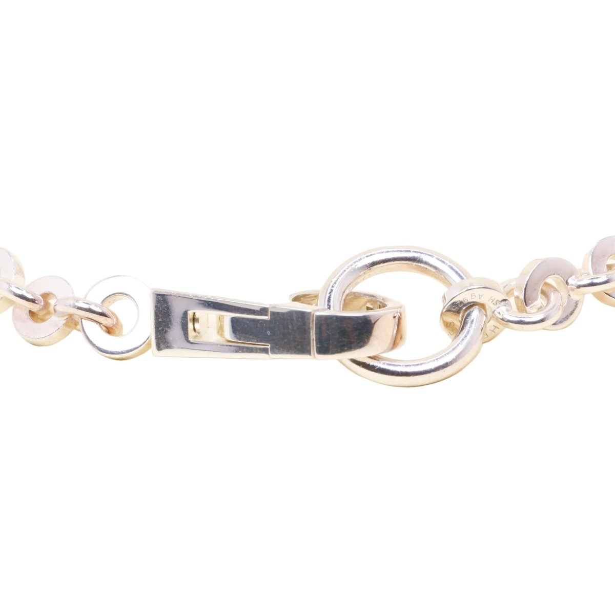 Collier Ras de Cou HERMÈS "Voltige" en argent - Castafiore