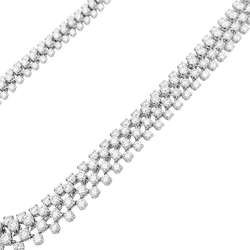 Collier Rivière BOUCHERON "Angélique" en or blanc et diamants - Castafiore