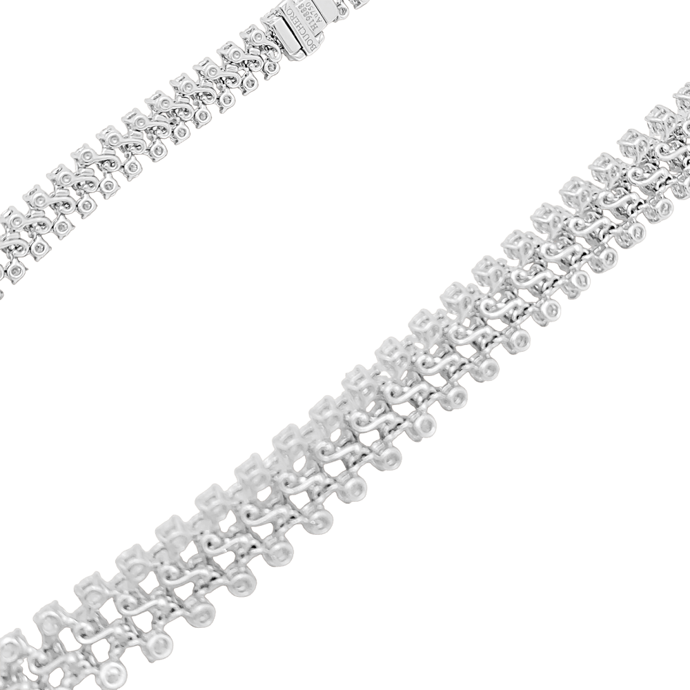 Collier Rivière BOUCHERON "Angélique" en or blanc et diamants - Castafiore