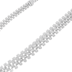 Collier Rivière BOUCHERON "Angélique" en or blanc et diamants - Castafiore