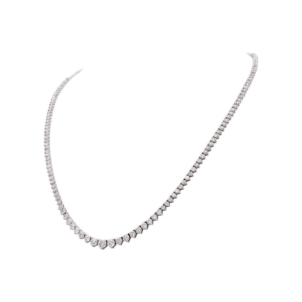 Collier Rivière en or blanc et diamants - Castafiore