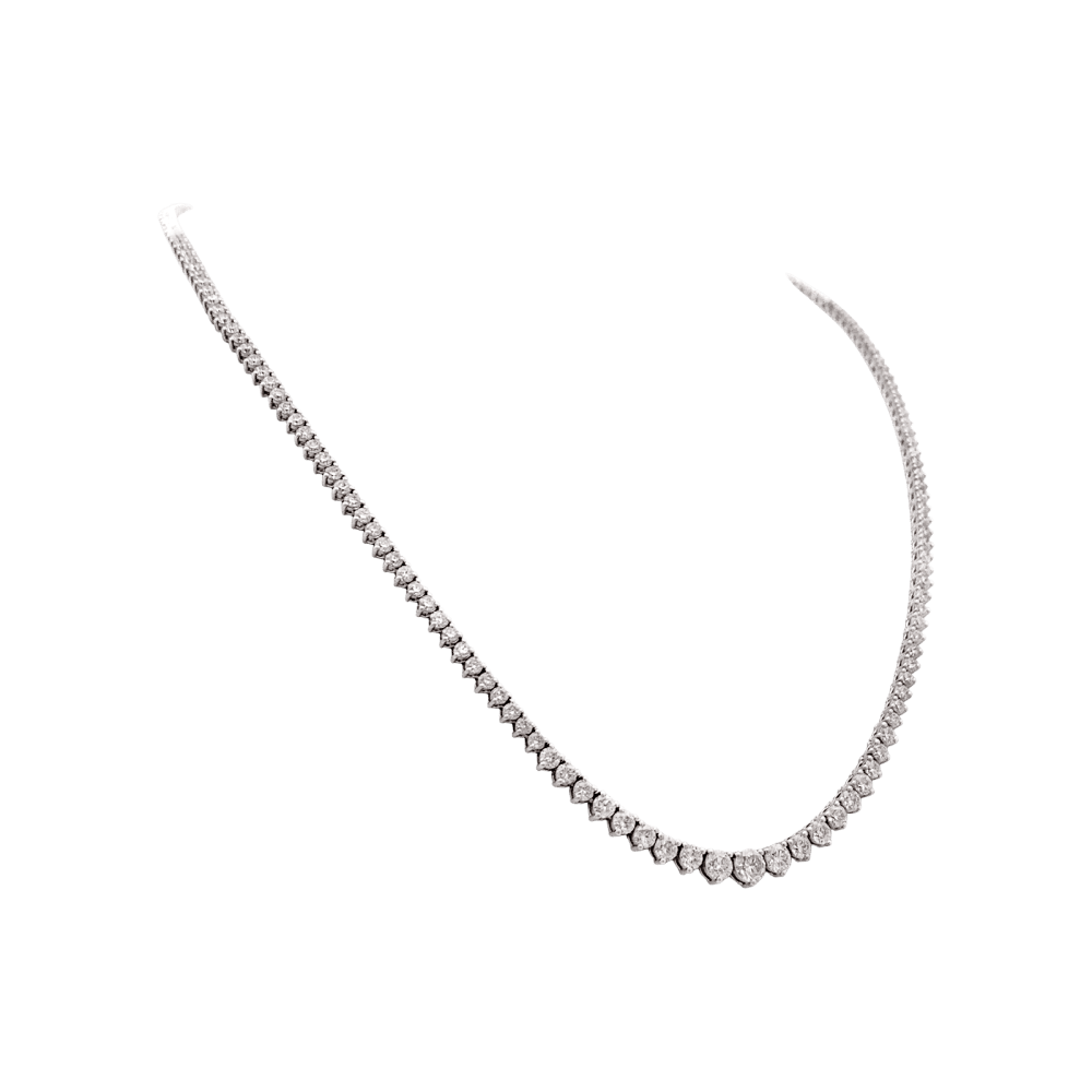 Collier Rivière en or blanc et diamants - Castafiore