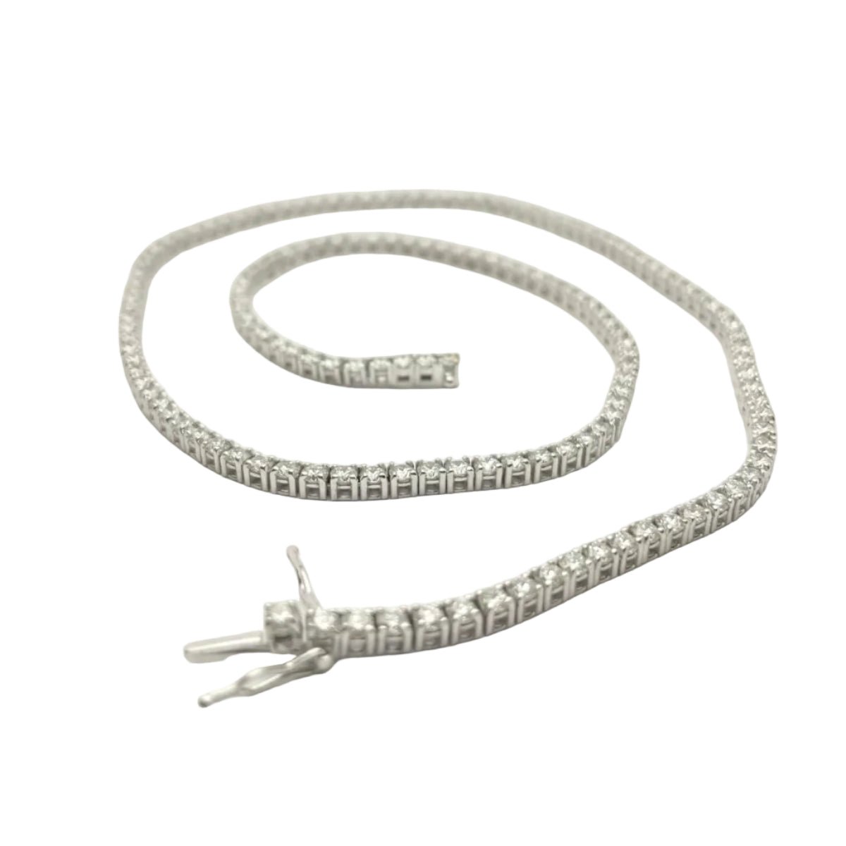 Collier Rivière en or blanc et diamants - Castafiore