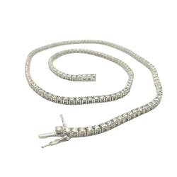 Collier Rivière en or blanc et diamants - Castafiore