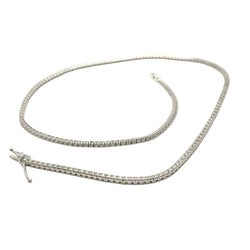 Collier Rivière en or blanc et diamants - Castafiore