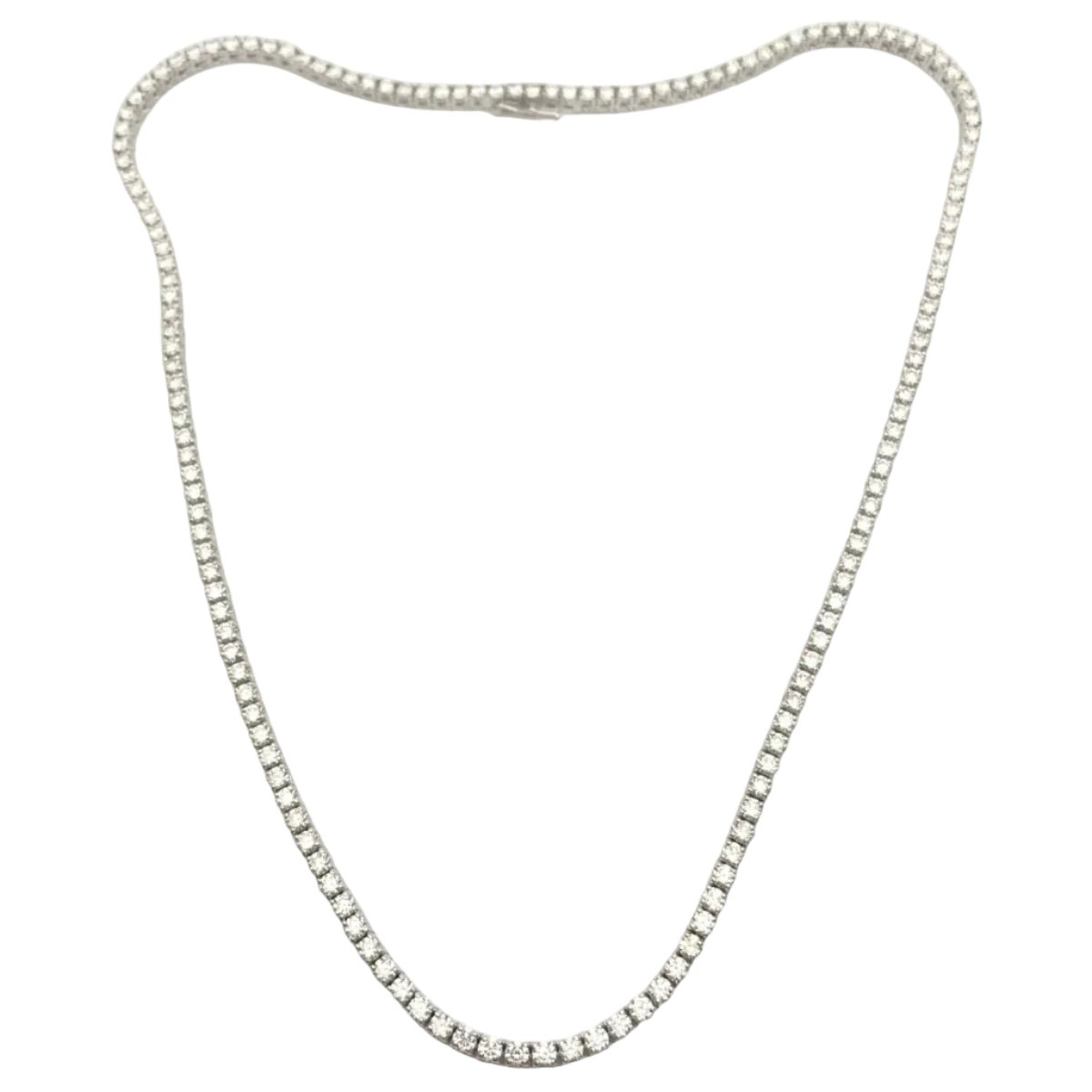 Collier Rivière en or blanc et diamants - Castafiore