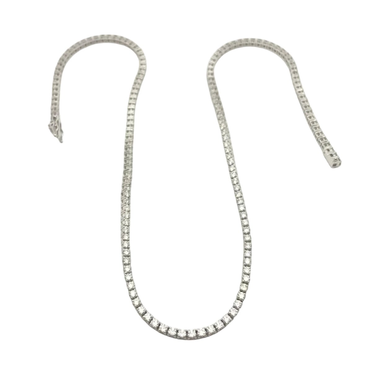 Collier Rivière en or blanc et diamants - Castafiore
