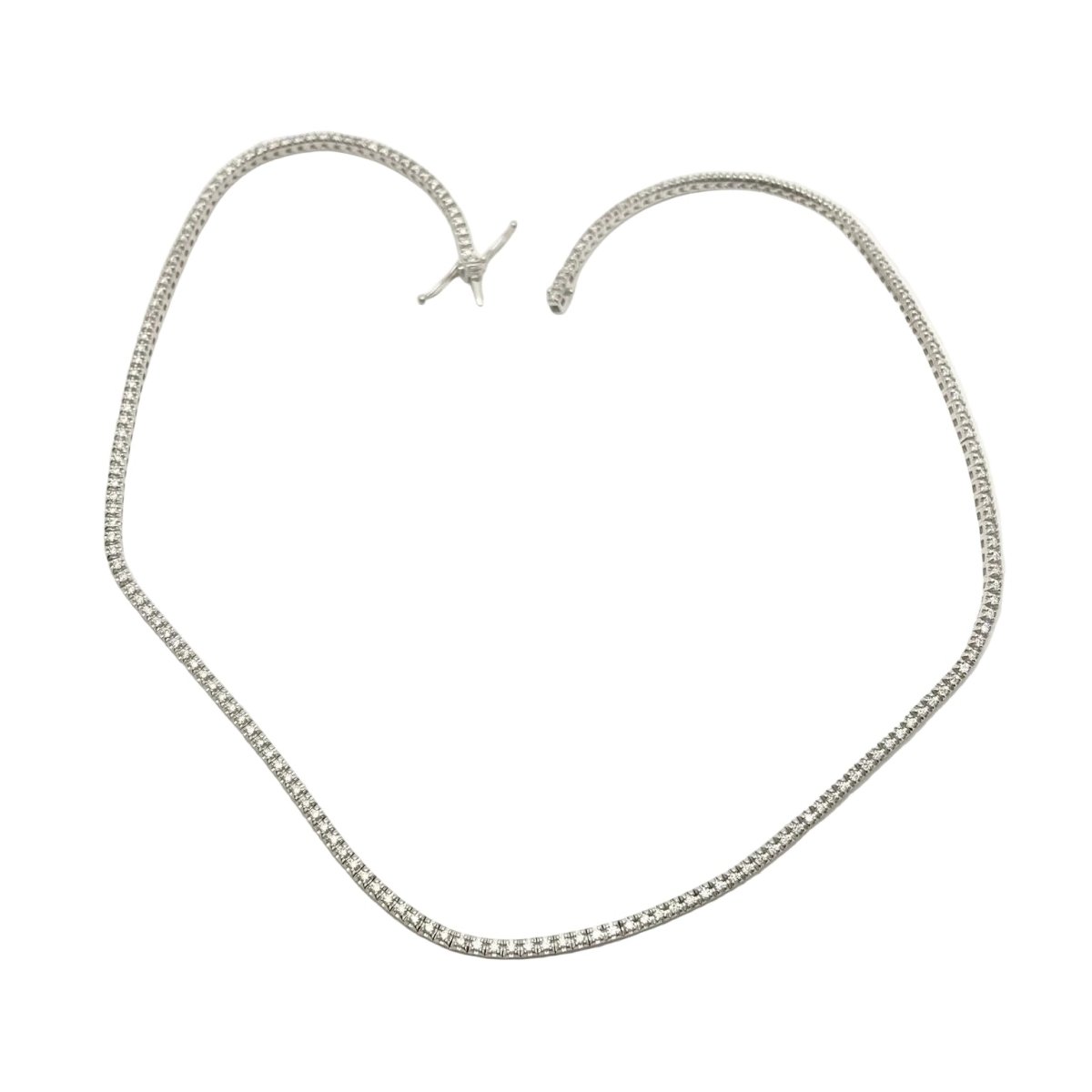 Collier Rivière en or blanc et diamants - Castafiore