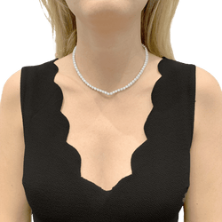 Collier Rivière en or blanc et diamants - Castafiore