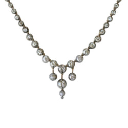 Collier Rivière en or jaune, or rose, argent et diamants - Castafiore