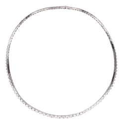 Collier Rivière KREISS en platine et diamants - Castafiore