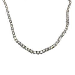 Collier Rivière RECARLO en or blanc et diamants - Castafiore