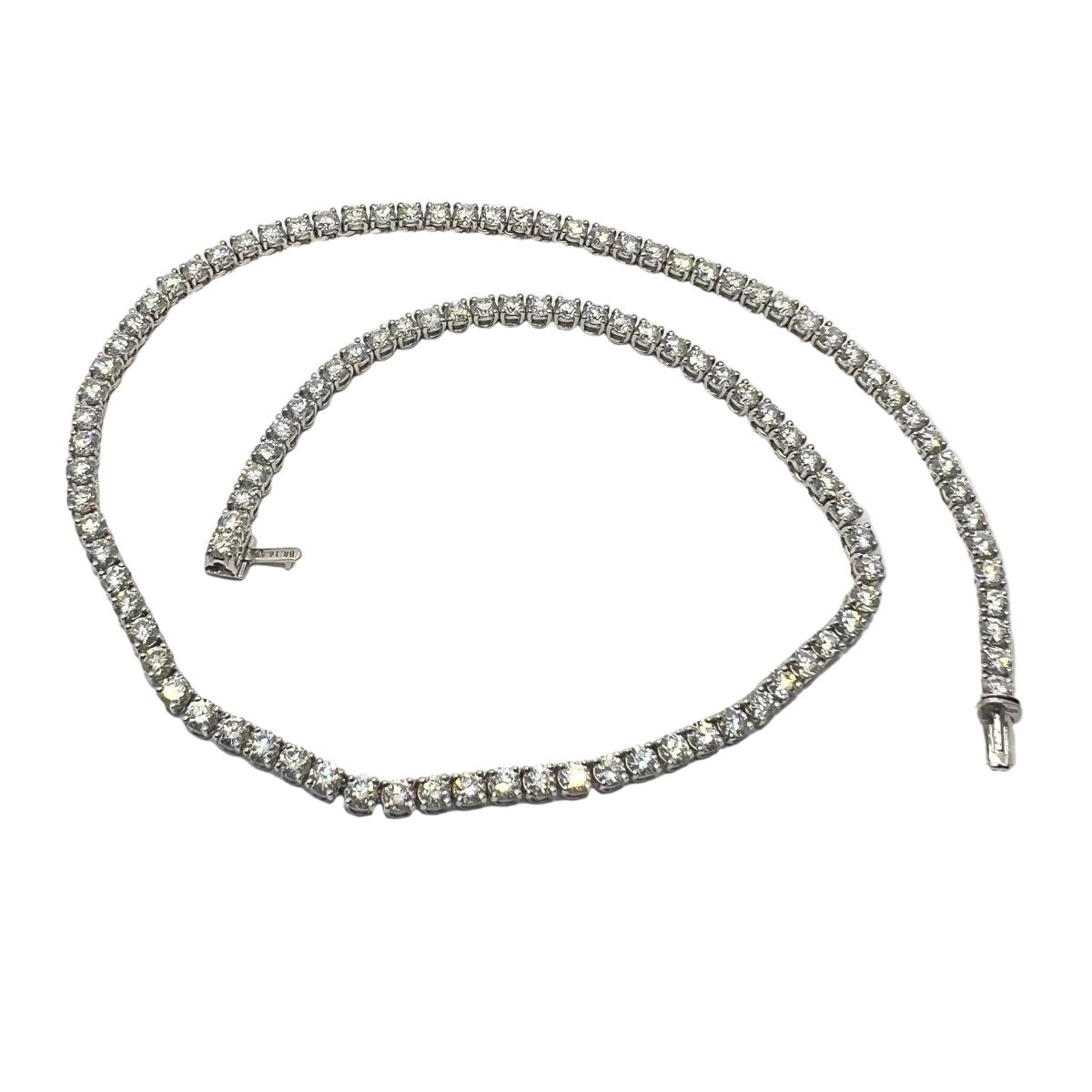Collier Rivière RECARLO en or blanc et diamants - Castafiore