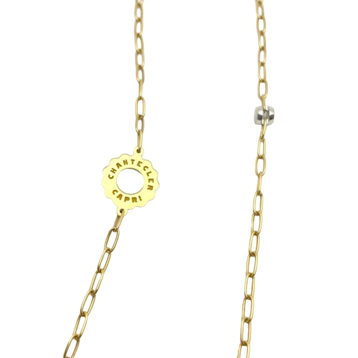 Collier Sautoir CHANTECLER en or blanc, or jaune et diamants - Castafiore