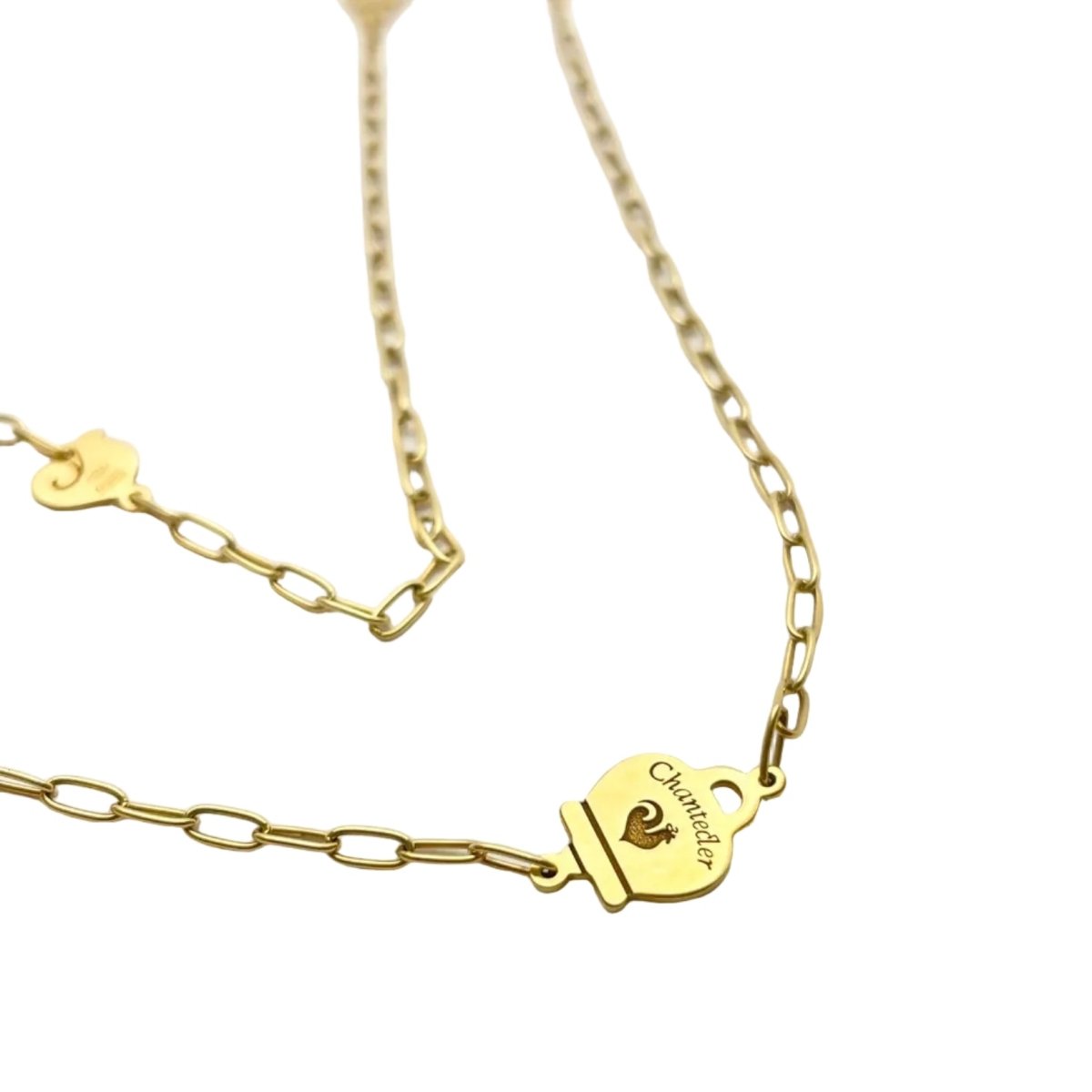 Collier Sautoir CHANTECLER en or blanc, or jaune et diamants - Castafiore