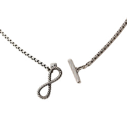 Collier Sautoir DAVID YURMAN en argent et topazes bleues - Castafiore