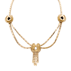 Collier - Sautoir draperie en or rose - Castafiore