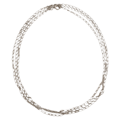Collier Sautoir en argent - Castafiore