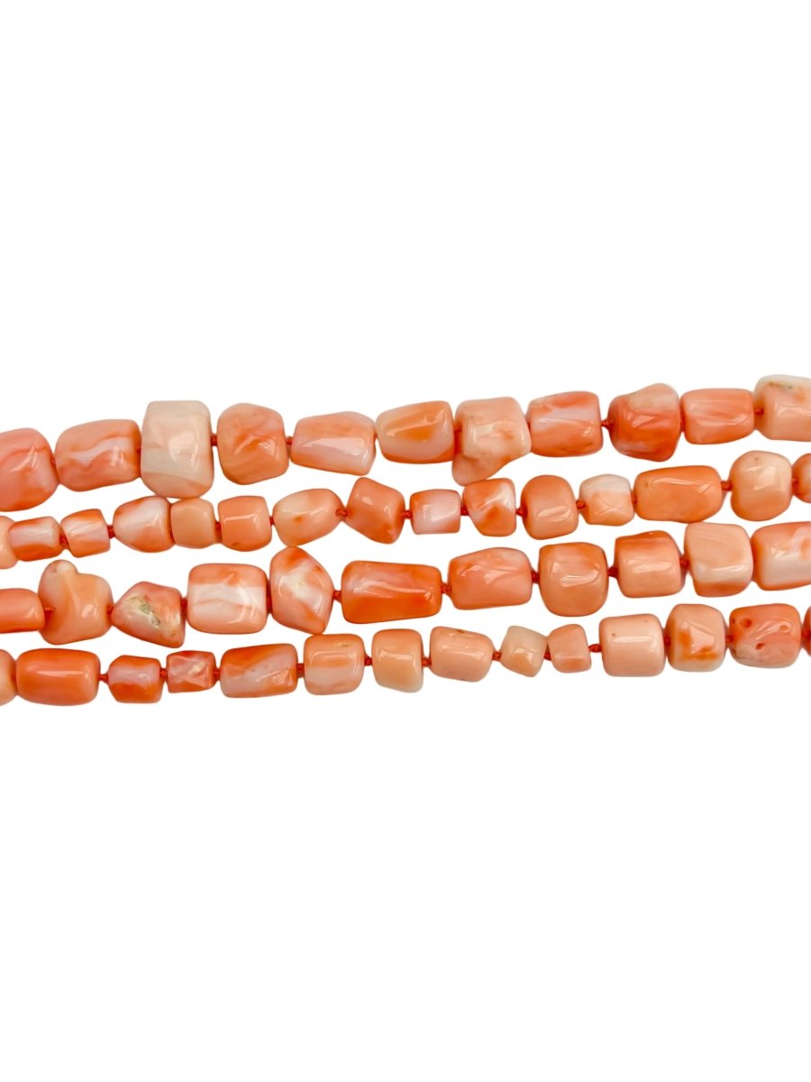 Collier Sautoir en corail - Castafiore
