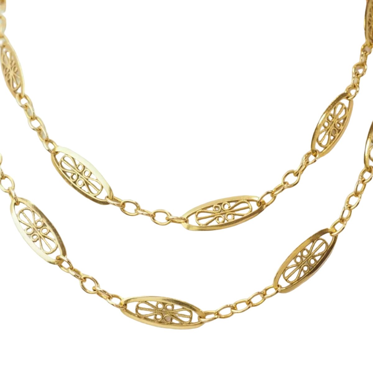 Collier Sautoir en or jaune - Castafiore