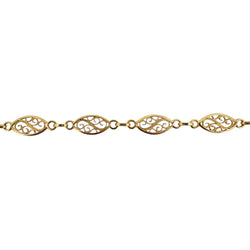 Collier Sautoir filigrane en or jaune - Castafiore