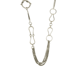 Collier Sautoir HERMÈS "Arabesque" en argent - Castafiore