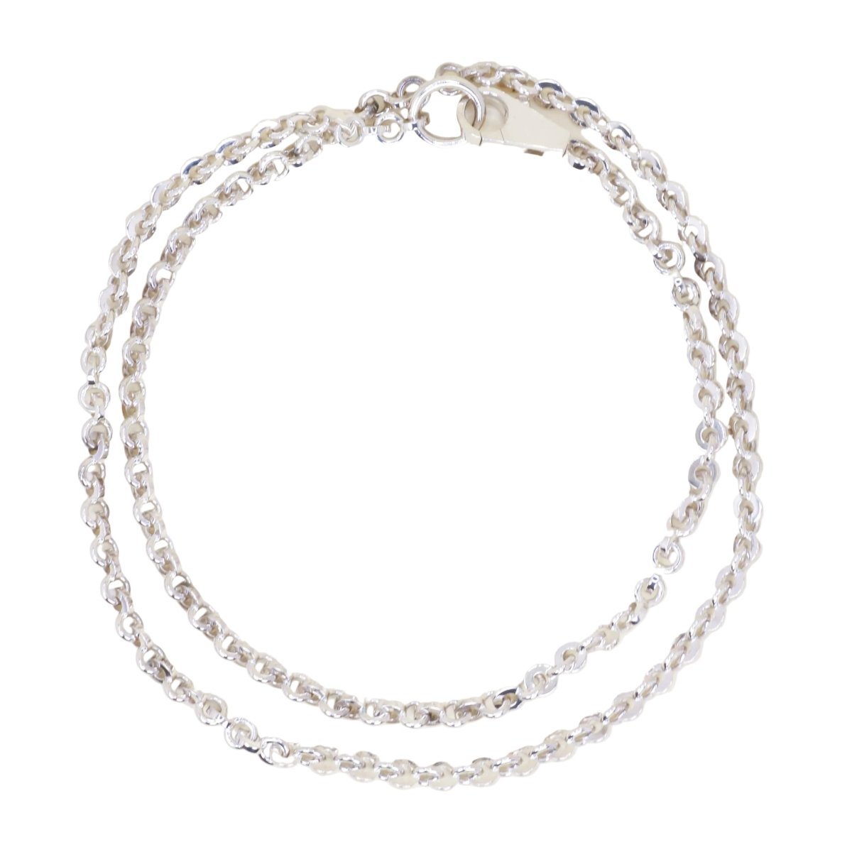 Collier Sautoir HERMÈS "Voltige" en argent - Castafiore