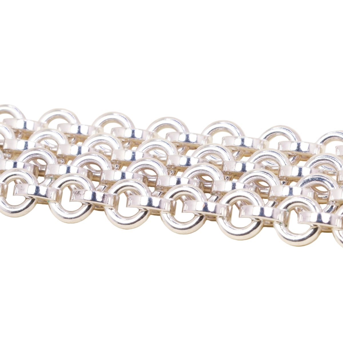 Collier Sautoir HERMÈS "Voltige" en argent - Castafiore