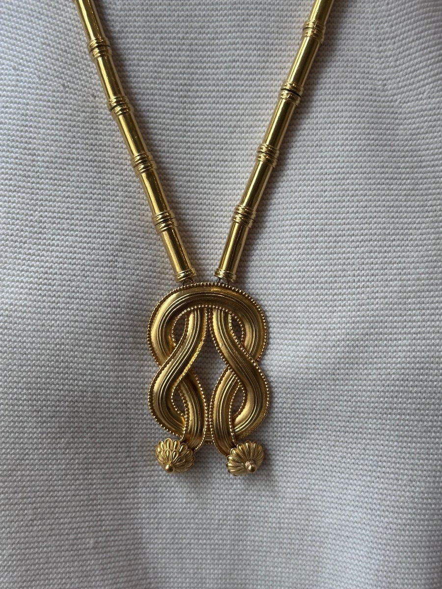 Collier Sautoir LALAOUNIS en or jaune - Castafiore