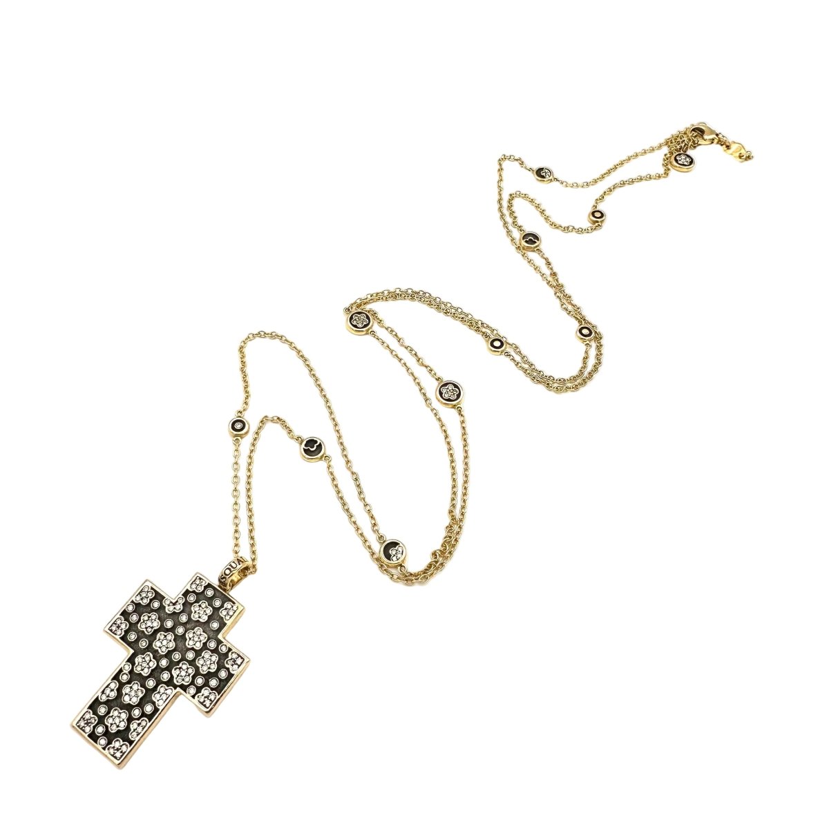 Collier Sautoir PASQUALE BRUNI "Ricami" en or rose, rubis et diamants - Castafiore