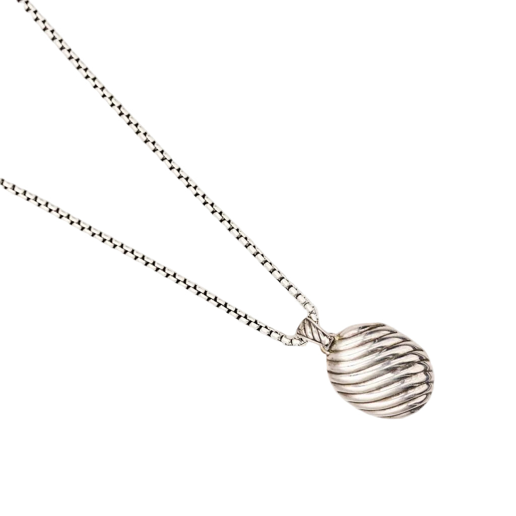 Collier Sautoir Pendentif DAVID YURMAN en argent - Castafiore