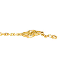 Collier Sautoir VAN CLEEF & ARPELS "Alhambra" en or jaune - Castafiore