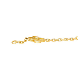 Collier Sautoir VAN CLEEF & ARPELS "Alhambra" en or jaune - Castafiore