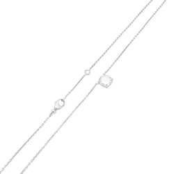 Collier Solitaire en or blanc et diamant - Castafiore