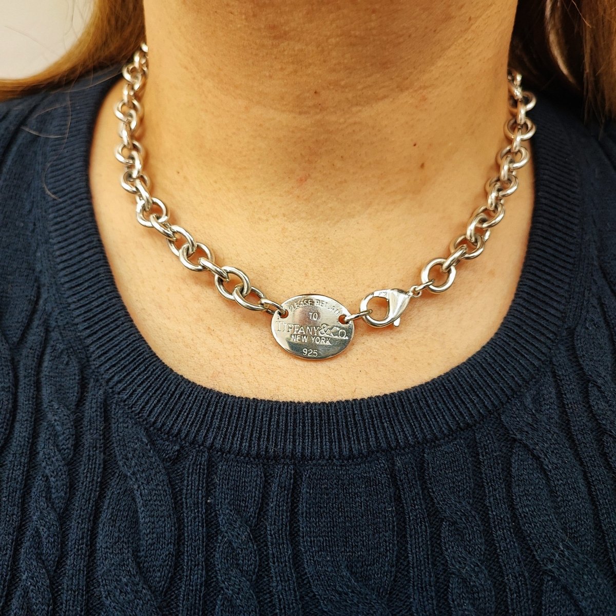 Collier TIFFANY & CO "Return to Tiffany" en argent - Castafiore