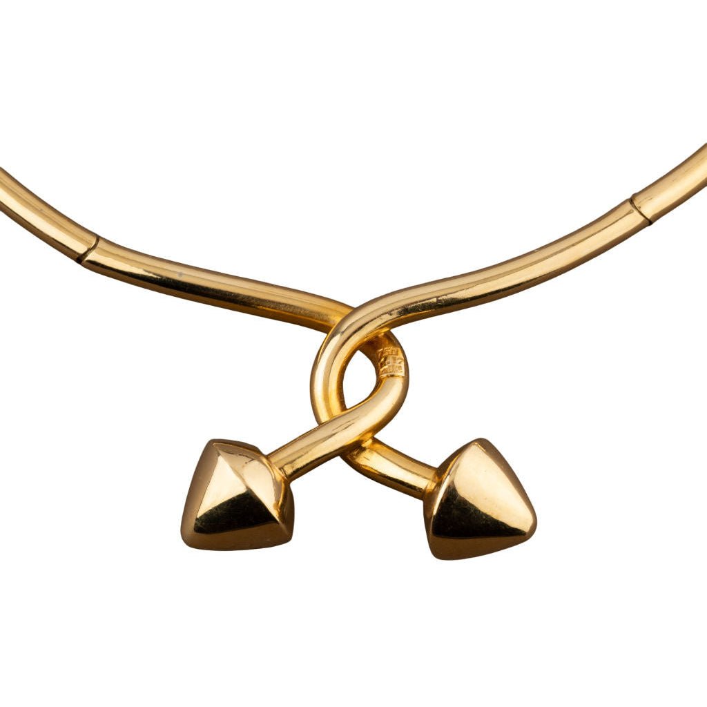 Collier Torque LALAOUNIS en or jaune - Castafiore