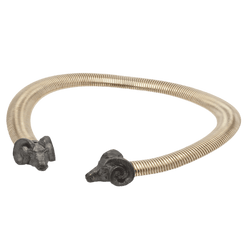 Collier Tubogas en or jaune et argent - Castafiore