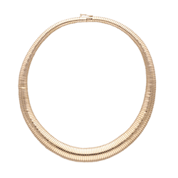 Collier Tubogas en or rose - Castafiore