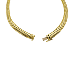 Collier, "Tubogas", or jaune. - Castafiore